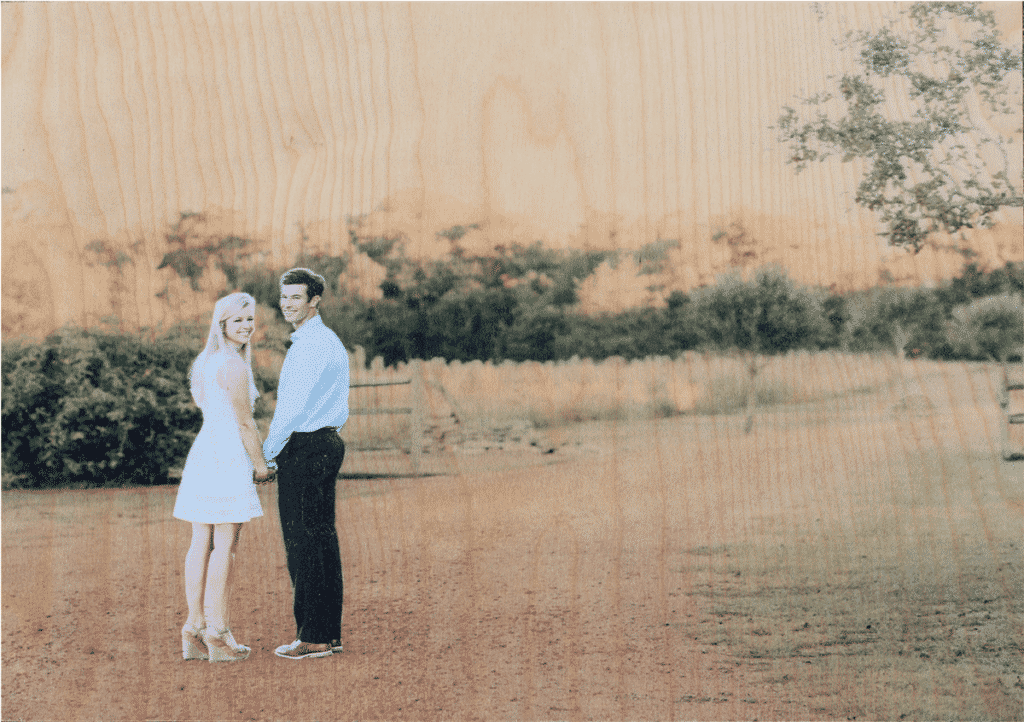 Print directly to wood panel surfaces