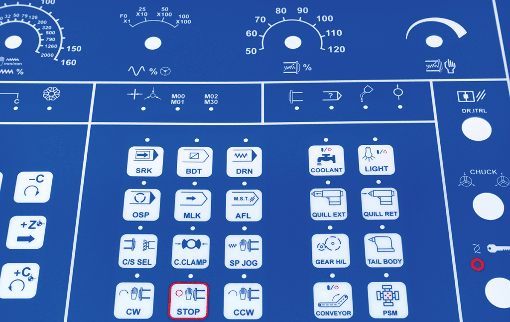 Custom printed overlays