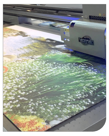 Flatbed printing machine